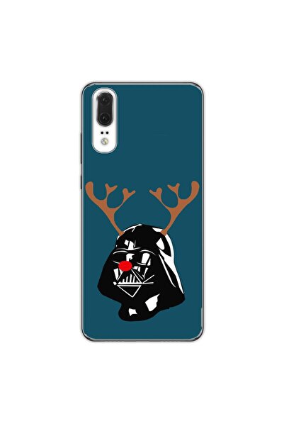 OEM Husa compatibila cu Huawei P20 Silicon Gel Tpu Model Craciun Darth Vader Ren