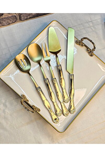 SEÇKİNEV Efsunlu Miras Non-Tarnishing and Rust-Resistant - 5 Piece Luxury Ser...