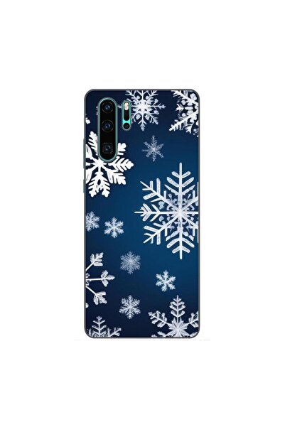 OEM Husa compatibila cu Huawei P30 Pro Silicon Gel Tpu Model Fulgi de Nea