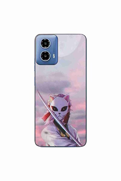 OEM Husa compatibila cu Motorola Moto G34 Silicon Gel Tpu Model Demon Slayer ...