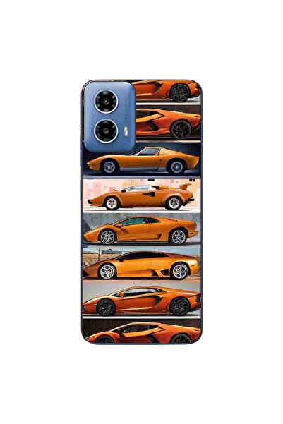OEM Husa compatibila cu Motorola Moto G34 Silicon Gel Tpu Model Masini Lambor...