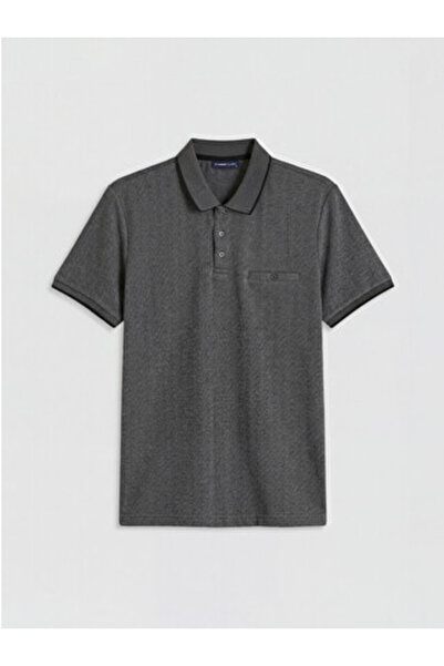 LC Waikiki تي شيرت رجالي من New Season Anthracite Polo Neck