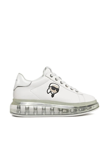 Karl Lagerfeld Γυναικεία Δερμάτινα Karl NFT Lo Lace Sneakers Λευκά KL62630N-0...
