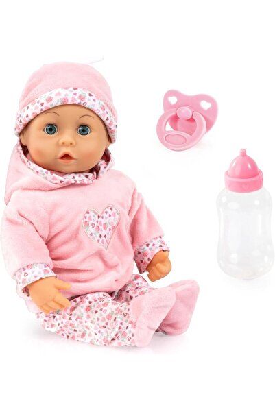 Bayer Antonella First Words soft-bodied interactive baby doll 38 cm, pacifier...