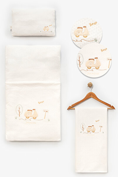Bebitof Cute Biker Patterned Fiber-Filled 3-Piece Underlay