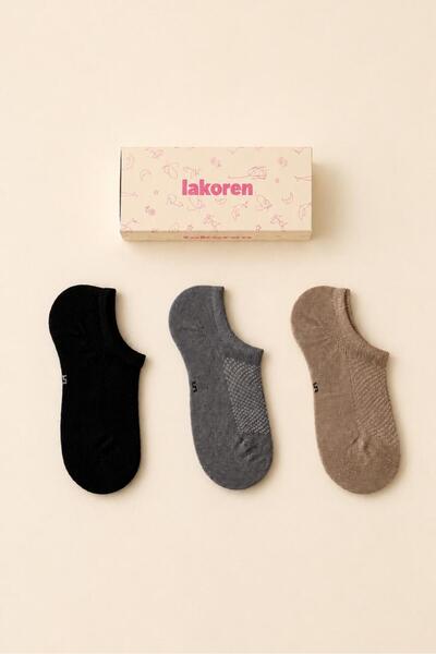 Lakoren 3-Piece Bamboo Baby & Kids Ballerina Socks / Seamless
