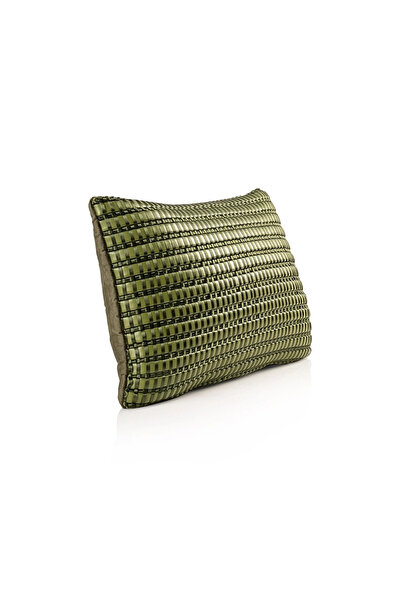 Midas Furniture LEATHER RECTANGLE CUSHION 50X30 CM GREEN