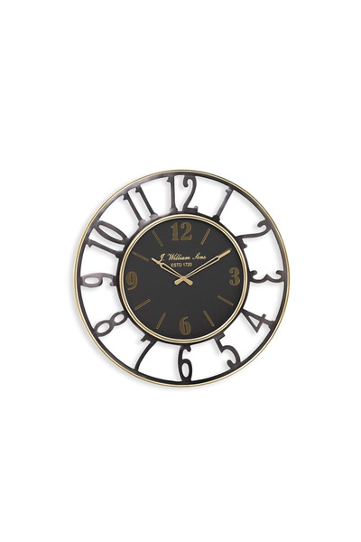 Midas Furniture METAL WALL CLOCK 60X5X60 CM BLACK