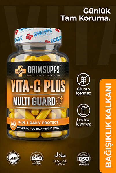 Grimsupps فيتا-سي بلس مالتي جارد 60 كبسولة