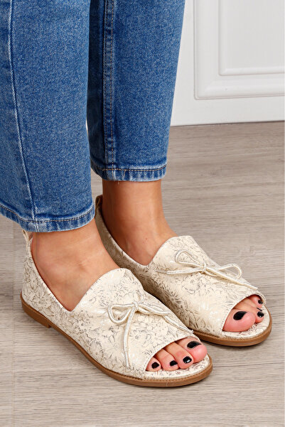 ANGEL BLUE Women's Sandals made of ecological Leather with natural Leather in...
