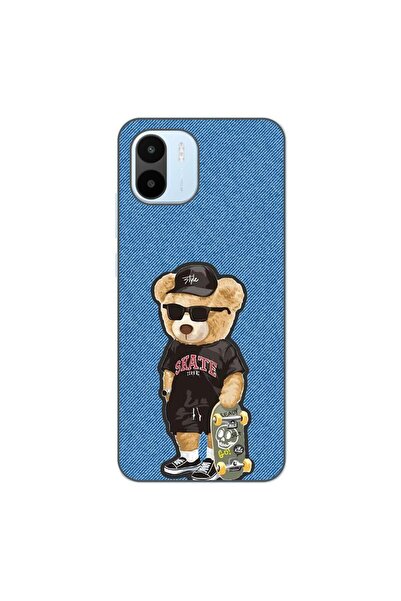 OEM Case compatible with Xiaomi Redmi A1 Silicone Gel Tpu Pattern Bear Skate ...