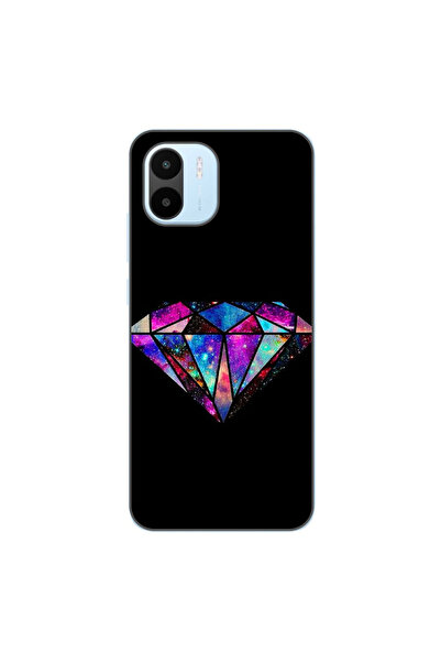 OEM Case compatible with Xiaomi Redmi A1 Silicon Gel Tpu Model Diamond Black