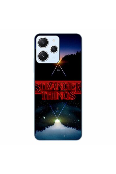 OEM Husa compatibila cu Xiaomi Redmi 12 4G Silicon Gel Tpu Model Stranger Thi...