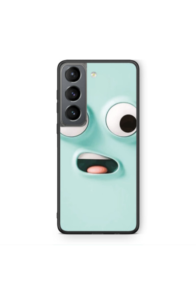 Other Samsung S21 Strange face Black Glossy Θήκη