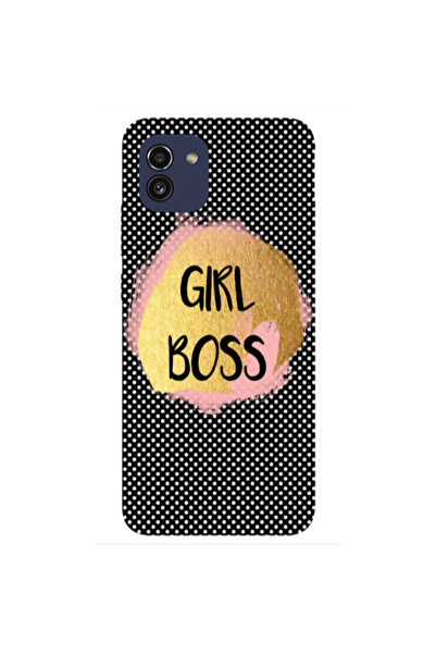 Other Samsung A03 Girl boss make up Transparent Silicone TPU Θήκη
