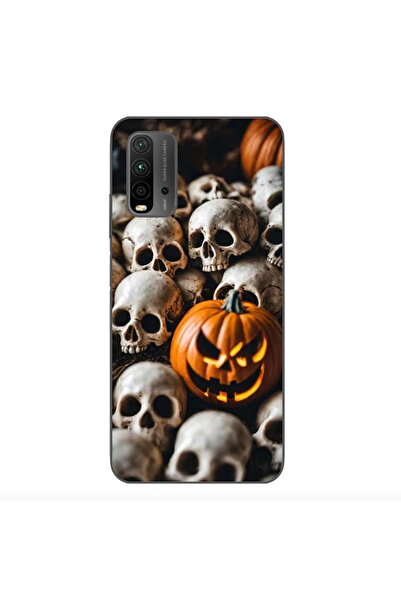 OEM Husa compatibila cu Xiaomi Redmi 9T Silicon Gel Tpu Model Halloween Patte...