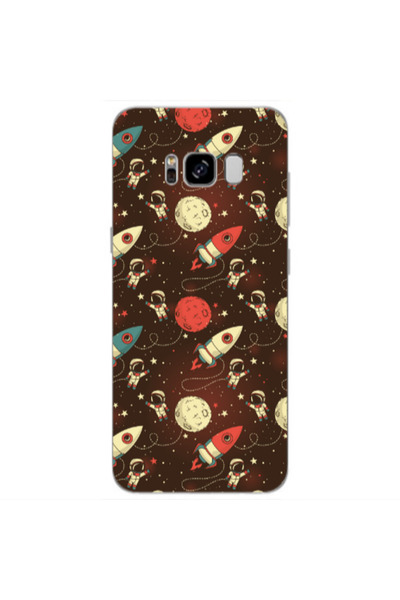 Other Samsung S8 Plus Stars and astronaut Transparent Silicone TPU Θήκη