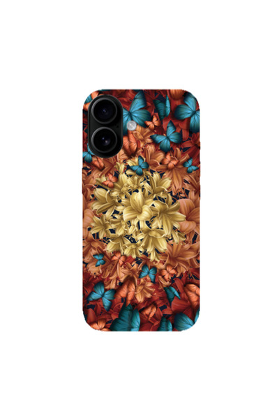 Other Apple Iphone 16 plus Blue butterflies Transparent Silicone TPU Θήκη