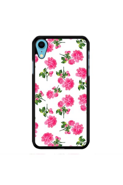 Other Apple iPhone Xr Roses White Black Glossy Θήκη