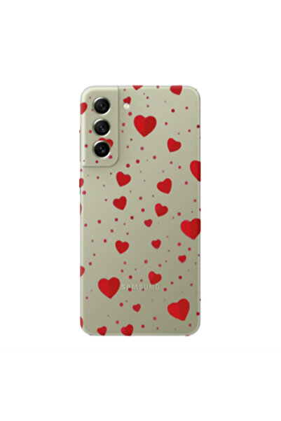 Other Samsung S22 Plus Dot hearts Transparent Silicone TPU Θήκη