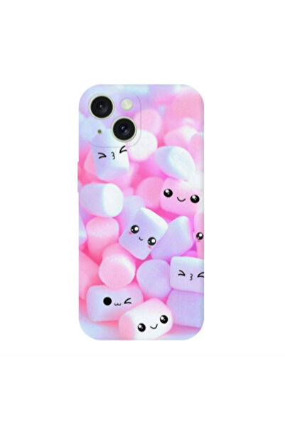 Other Apple iPhone 15 Plus Pouf Smiles Transparent Silicone TPU Θήκη
