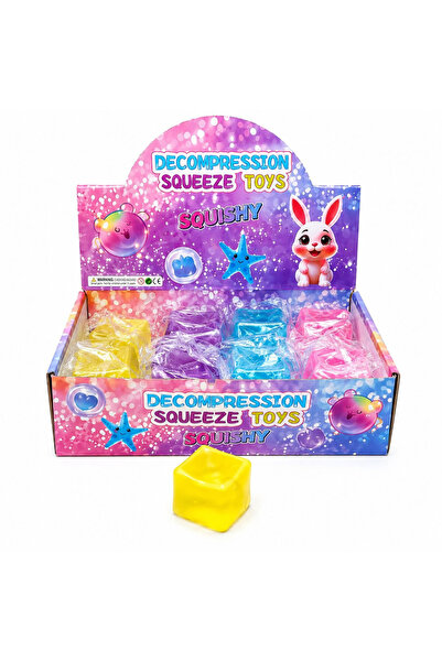 BaoBao Jucărie Antistres Squishy Cub Colorat, 4cm -i /