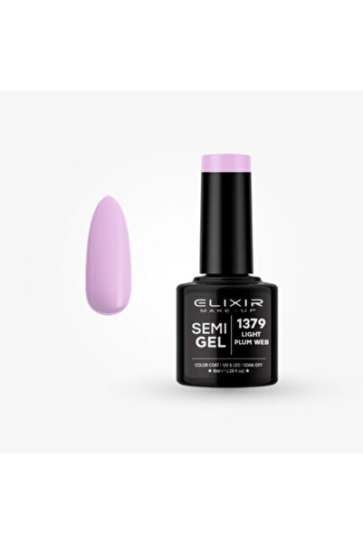 Elixir SEMI GEL (ΗΜΙΜΟΝΙΜΟ BΕΡΝΙΚΙ) - 1379 (LIGHT PLUM WEB) 8ML