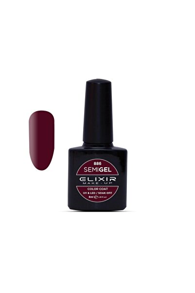 Elixir SEMI GEL (ΗΜΙΜΟΝΙΜΟ ΒΕΡΝΙΚΙ) - 886 (IMPERIAL Purple) 8ML