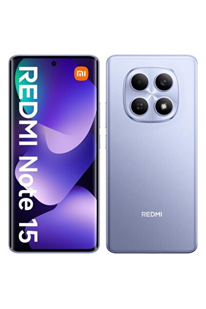 Xiaomi Redmi Note 15 mobile phone, Dual SIM, 8 GB RAM, 256GB, 5G, Purple