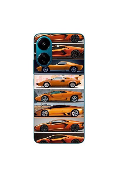OEM Husa compatibila cu Xiaomi Redmi 13C 4G Silicon Gel Tpu Model Masini Lamb...