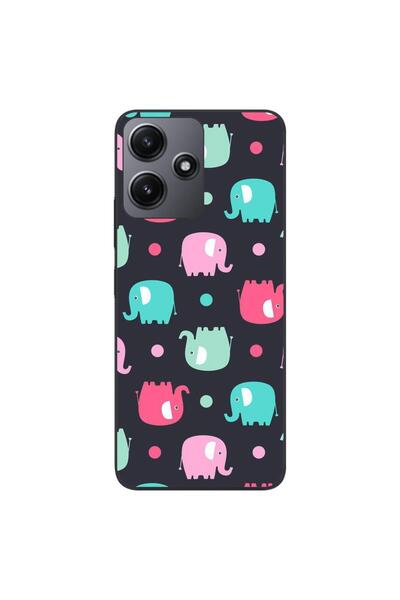 OEM Husa compatibila cu Xiaomi Redmi 12 5G Silicon Gel Tpu Model Pattern Elefant