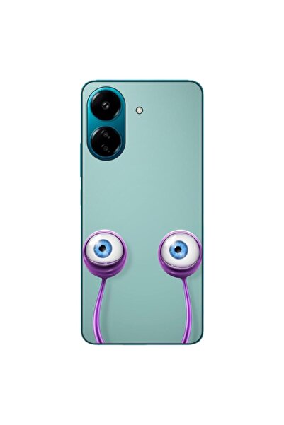 OEM Θήκη συμβατή με Xiaomi Redmi 13C 4G Σιλικόνης TPU με σχέδιο Μάτια Σαλιγκα...