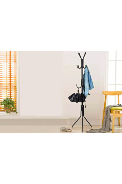 Target Home Μεταλλική κρεμάστρα παλτών Λεόν μαύρη 42 x 42 x 167 εκ.