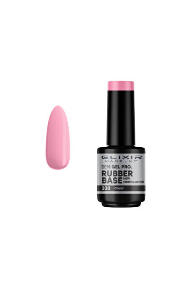 Elixir SEMI GEL RUBBER BASE - 338 (COVER) 15ML