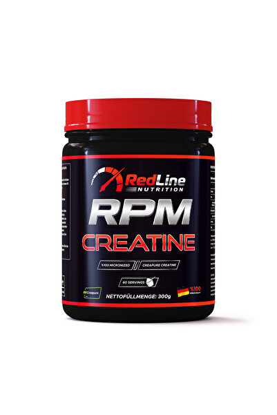 Redline Nutrition RPM Creatine Creapure® 300 Gr 60 Servis Mikronize Kreatin M...