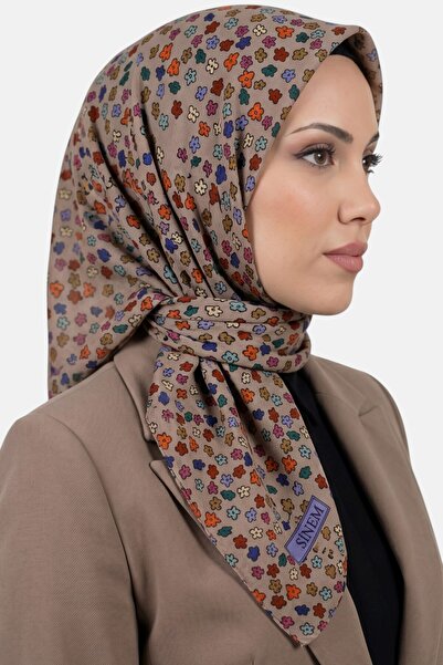 hadiora Women's Mink Floral Patterned Stitched Writing Pad