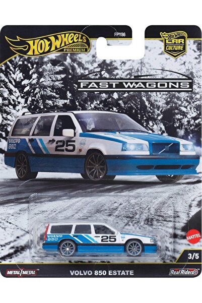 Hotwhells Premium Volvo 850 Estate 3/5 Fast Wagons Car Culture Metal Gövdeli ...