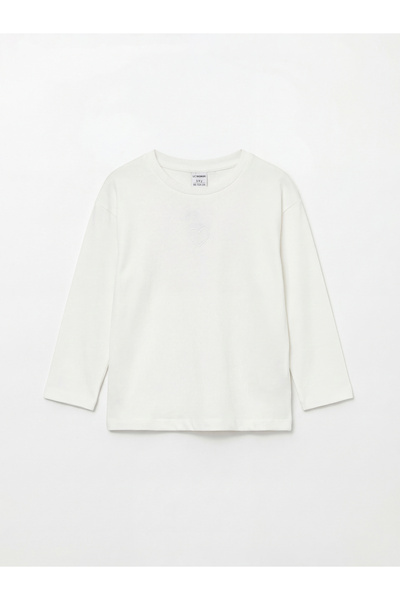 LC Waikiki Peak New Season Crew Neck Embroidered Girls' T-Shirt