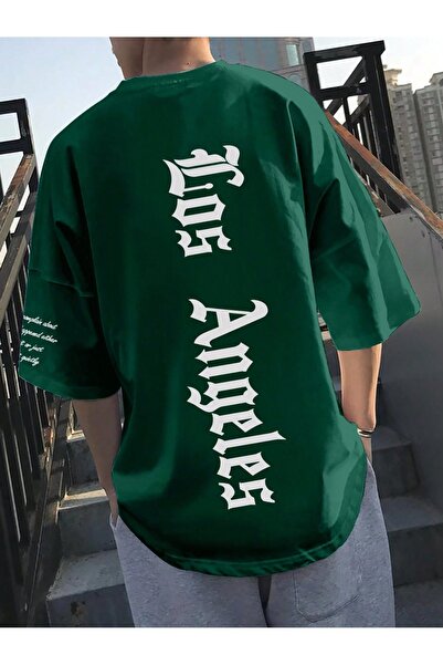 classy moda Άνετη εφαρμογή, Oversize, Μίνιμαλ μπλούζα με στάμπα μπροστά, κοντ...