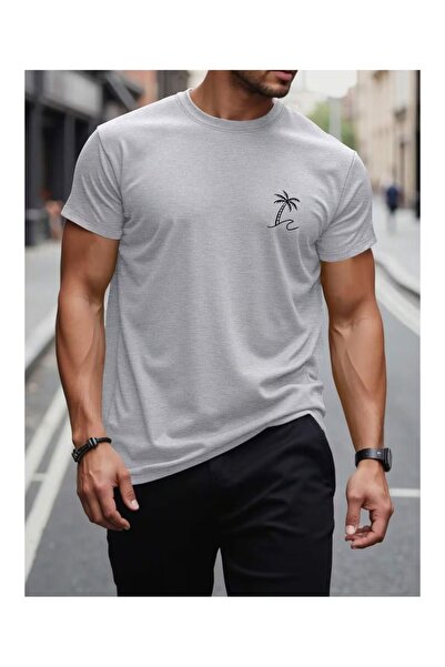 classy moda Άνετη εφαρμογή, Oversize, Μίνιμαλ μπλούζα με στάμπα μπροστά, κοντ...