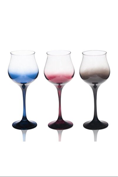 Mestore Footed Amber Blue Red Cup Royaleks-Sgm08388