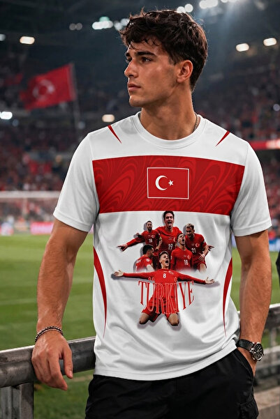 pelossi Milli Takım Dünya Kupası Özel Beyaz Futbol Taraftar Forması Unisex