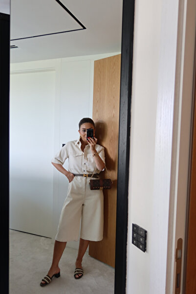 Özge Özgenç Denim Bermuda Şort