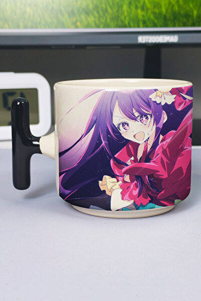 ZipZap Oshi No Ko Anime Printed Ceramic Luxury Mug (1 Piece) T-Shaped Special...