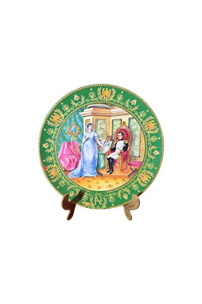 LIMOGES D Arceau Porcelain Hand Painted Wall Plate 21.5 cm in Diameter