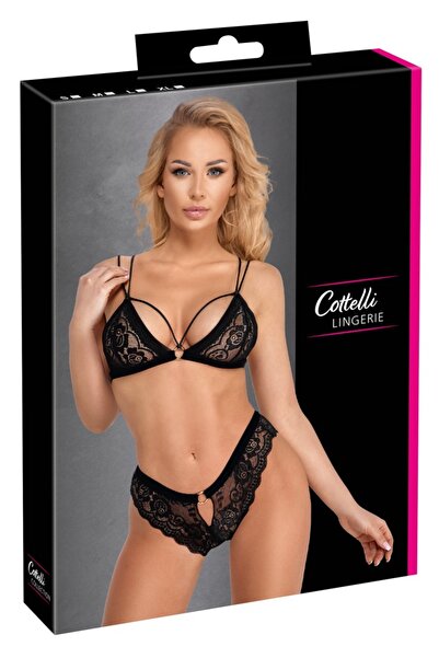 Cottelli Collection Stockings & Hosiery Γυναικεία Εσώρουχα – Σετ Σουτιέν Cott...