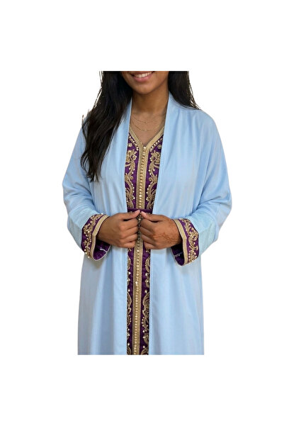 Generic Open Front Abaya - Simple Kimono Design with Comfortable Fabric fits ...