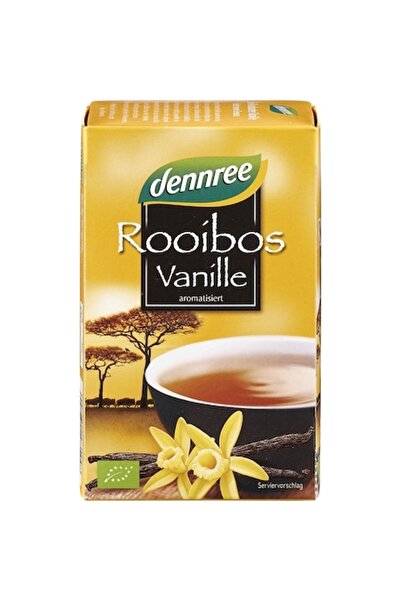 Dennree Ceai Rooibos cu Vanilie x 20 pliculețe organice, 30g