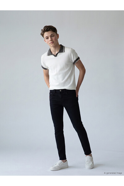 LC Waikiki Nevavm Super Skinny Fit Boy's Jean Pants with Difference