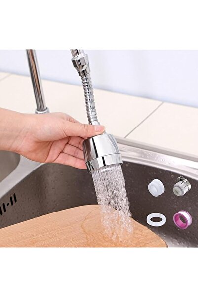 The Bros 360° Rotatable Kitchen Faucet Sprayer, Faucet Extender with Filter N...
